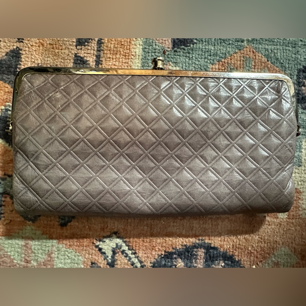 Gray hobo wallet